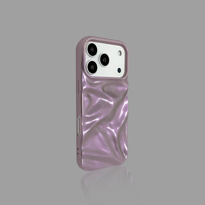 電気メッキマットウォーターリップルiPhoneケース