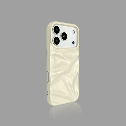 電気メッキマットウォーターリップルiPhoneケース