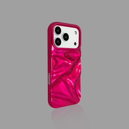 電気メッキマットウォーターリップルiPhoneケース