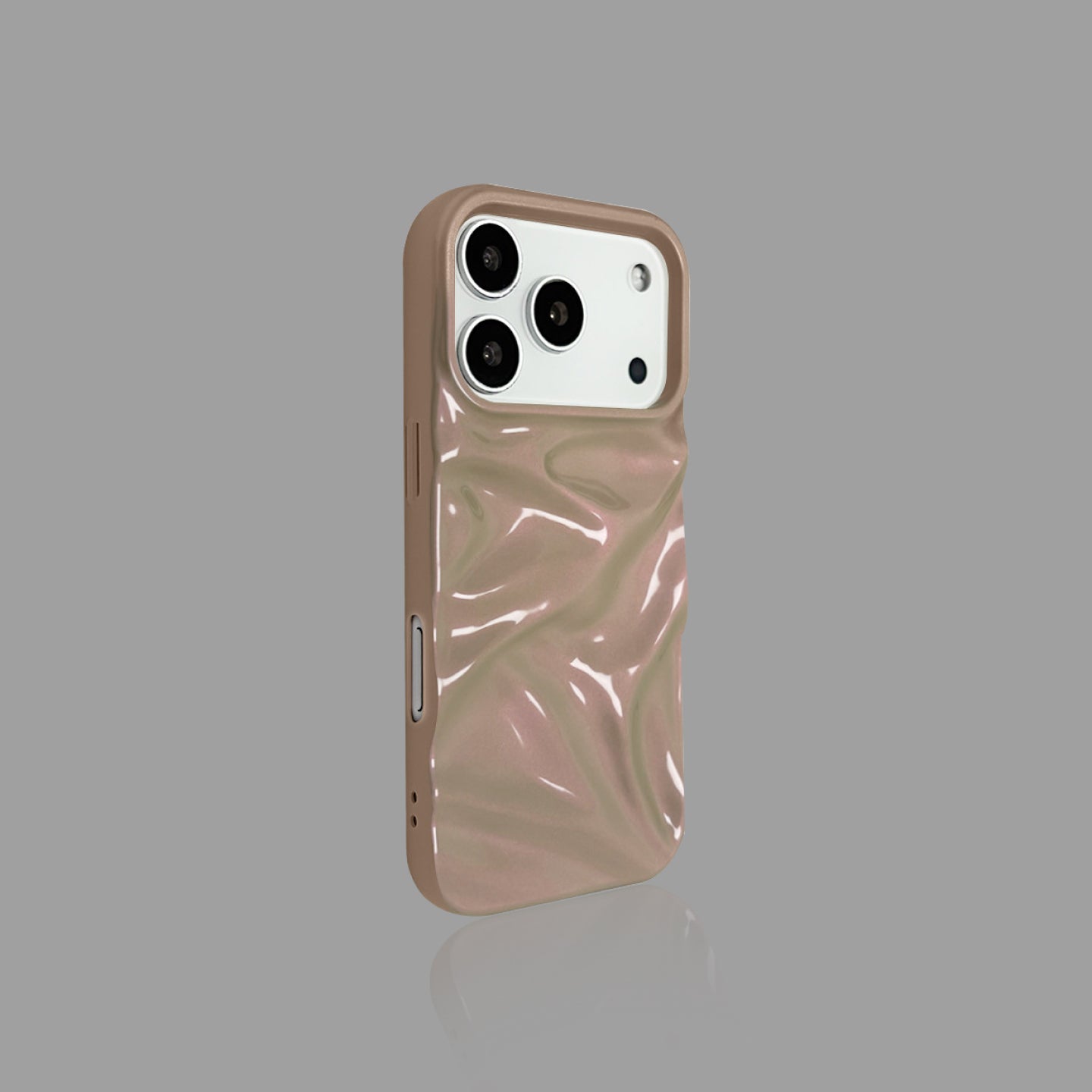 電気メッキマットウォーターリップルiPhoneケース
