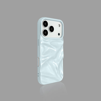 電気メッキマットウォーターリップルiPhoneケース