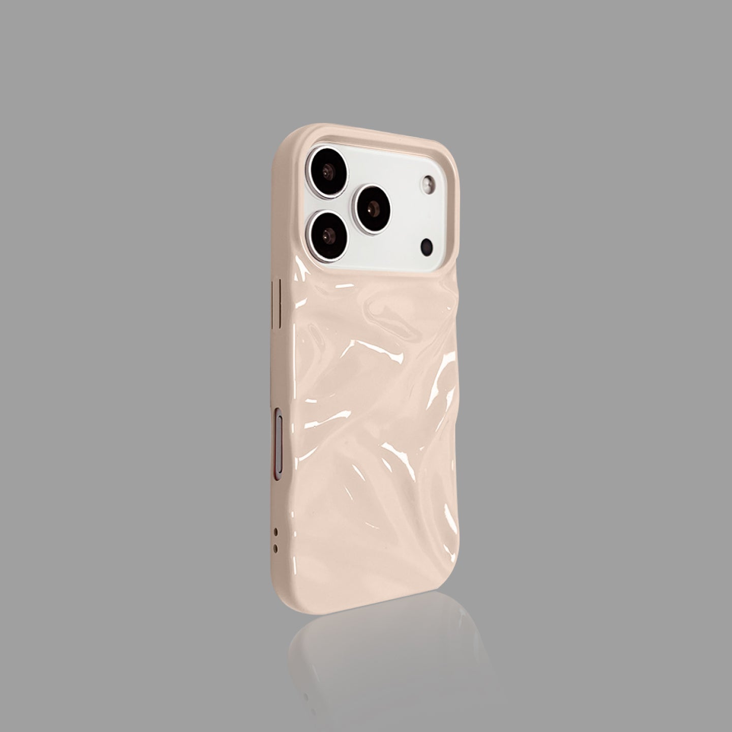 電気メッキマットウォーターリップルiPhoneケース