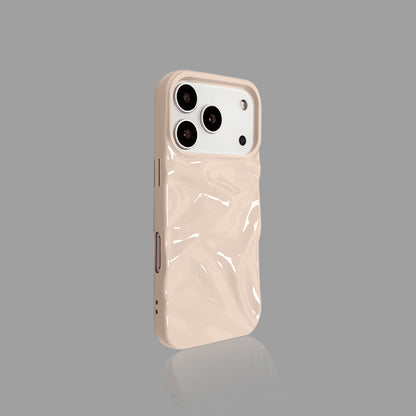 電気メッキマットウォーターリップルiPhoneケース