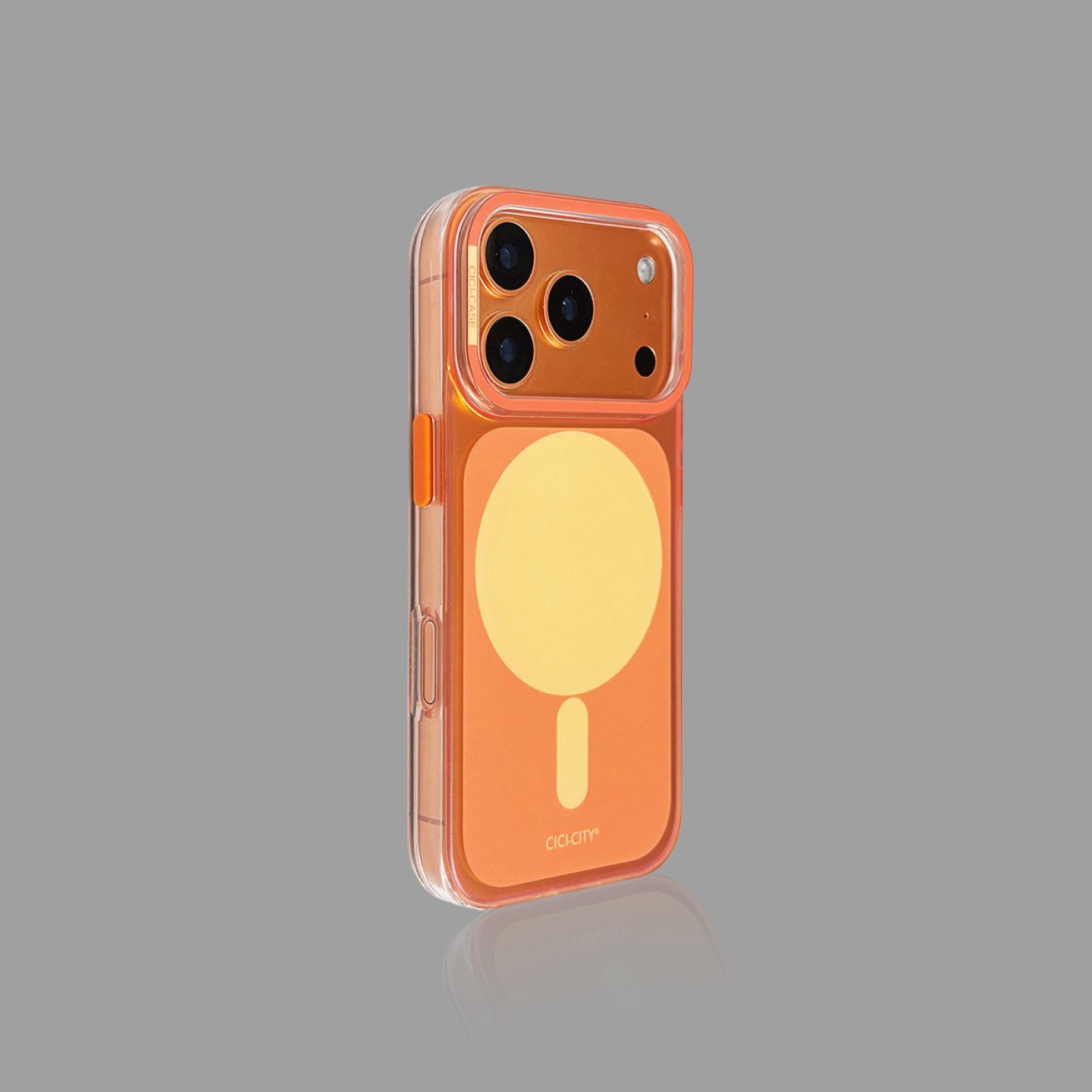 虹色に輝くマカロン iPhone ケース - MagSafe 対応