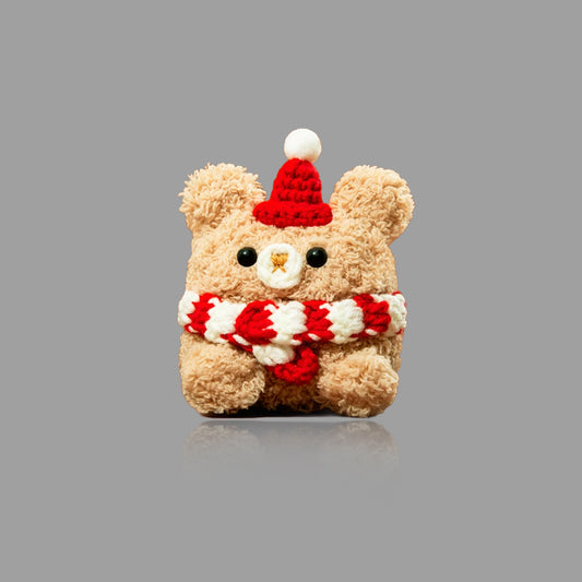 Furry cartoon animal design AirPods case