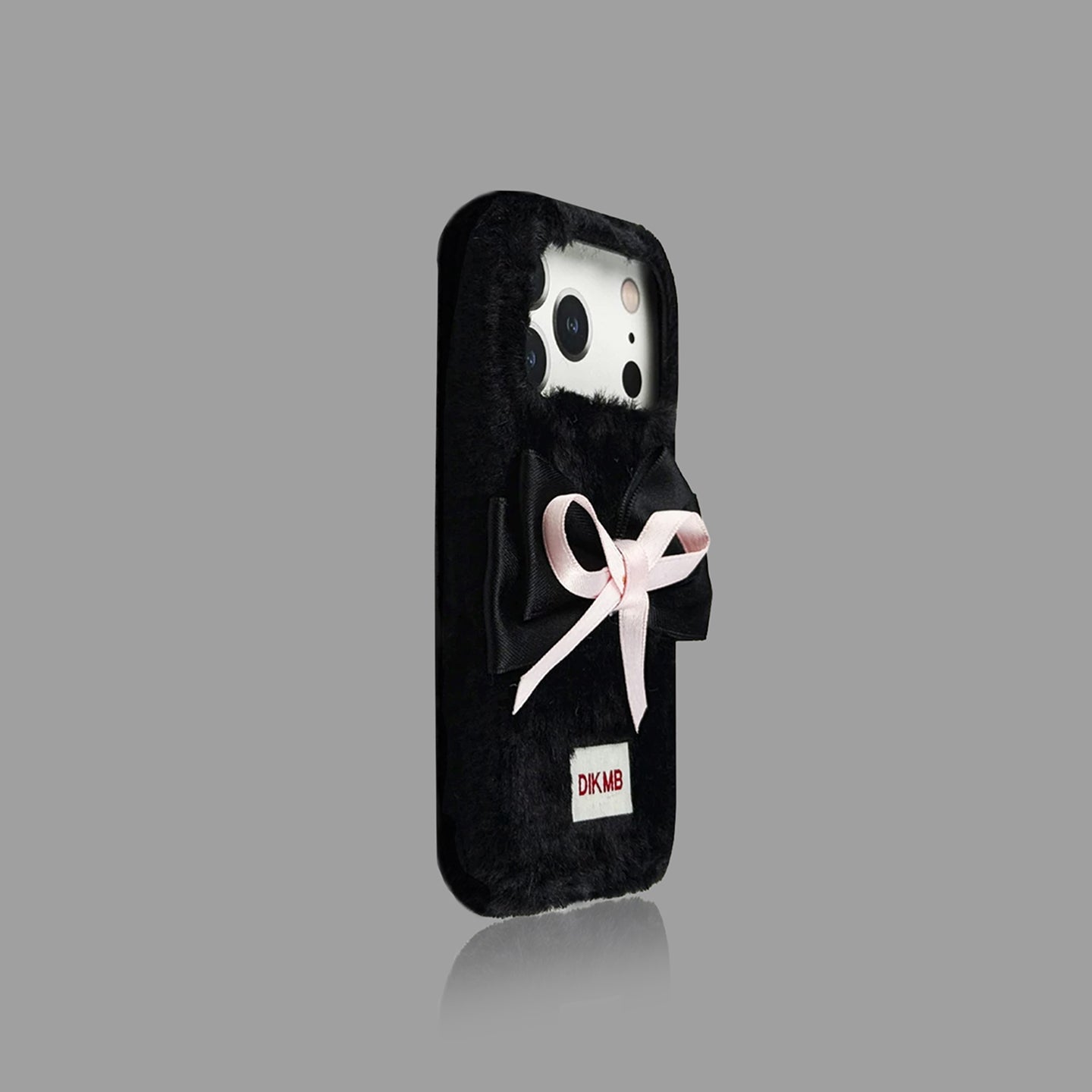 かわいいリボンのぬいぐるみiPhoneケース