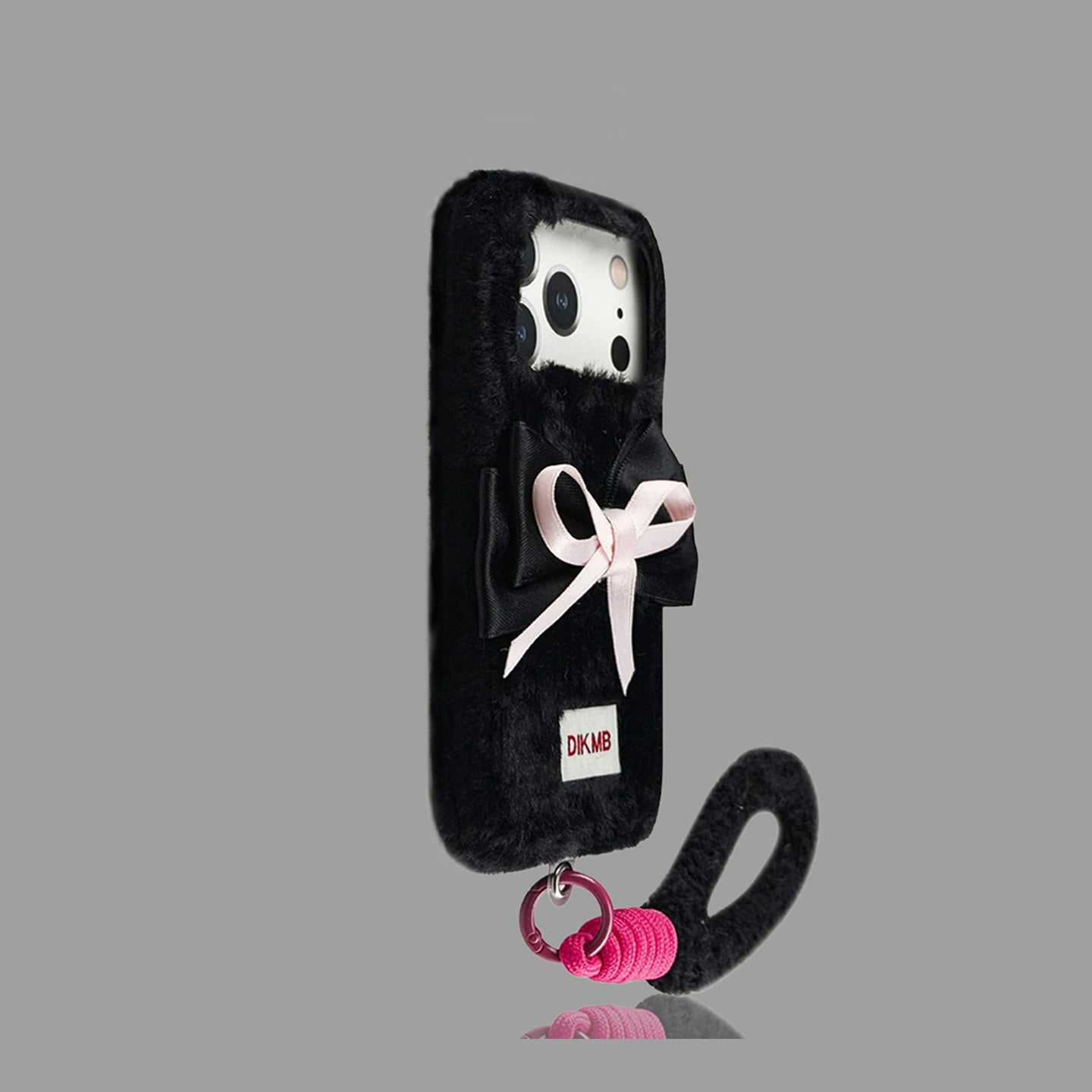 かわいいリボンのぬいぐるみiPhoneケース