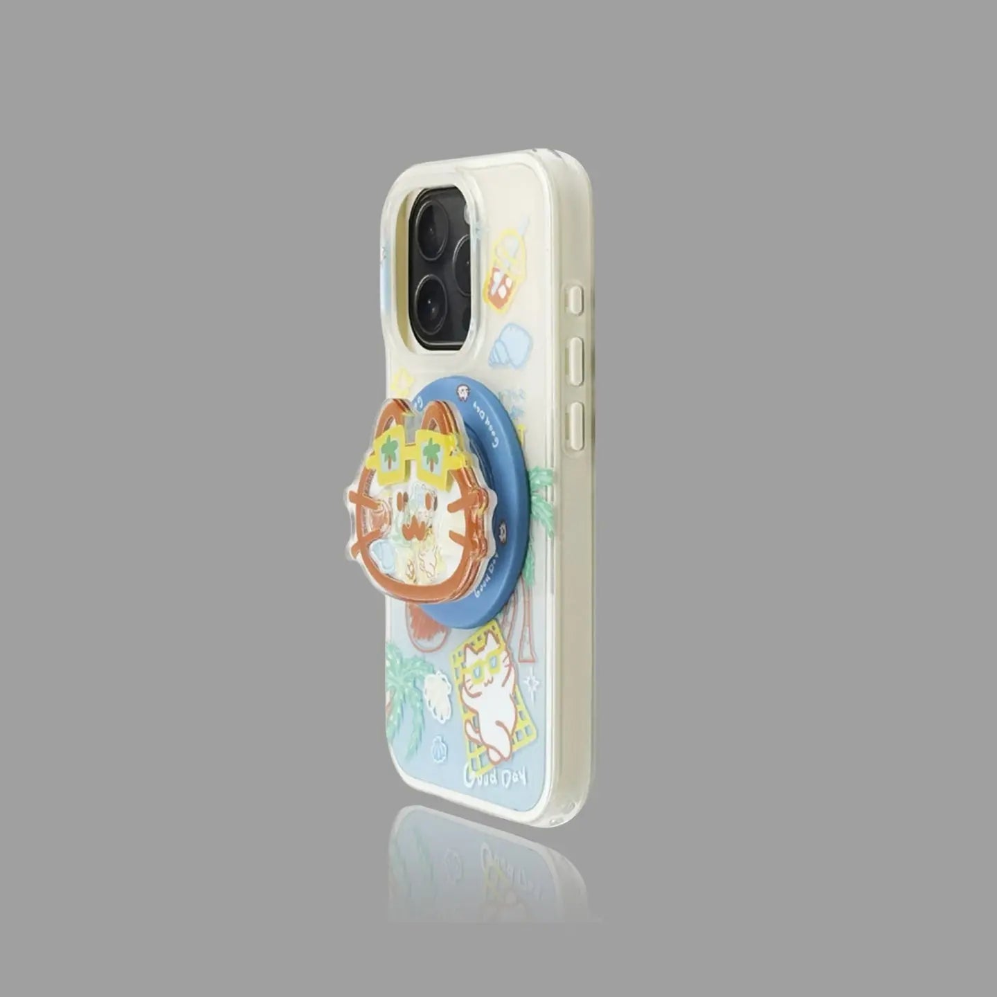 Happy Day & Summer Cat Design iPhone Case SEACASE