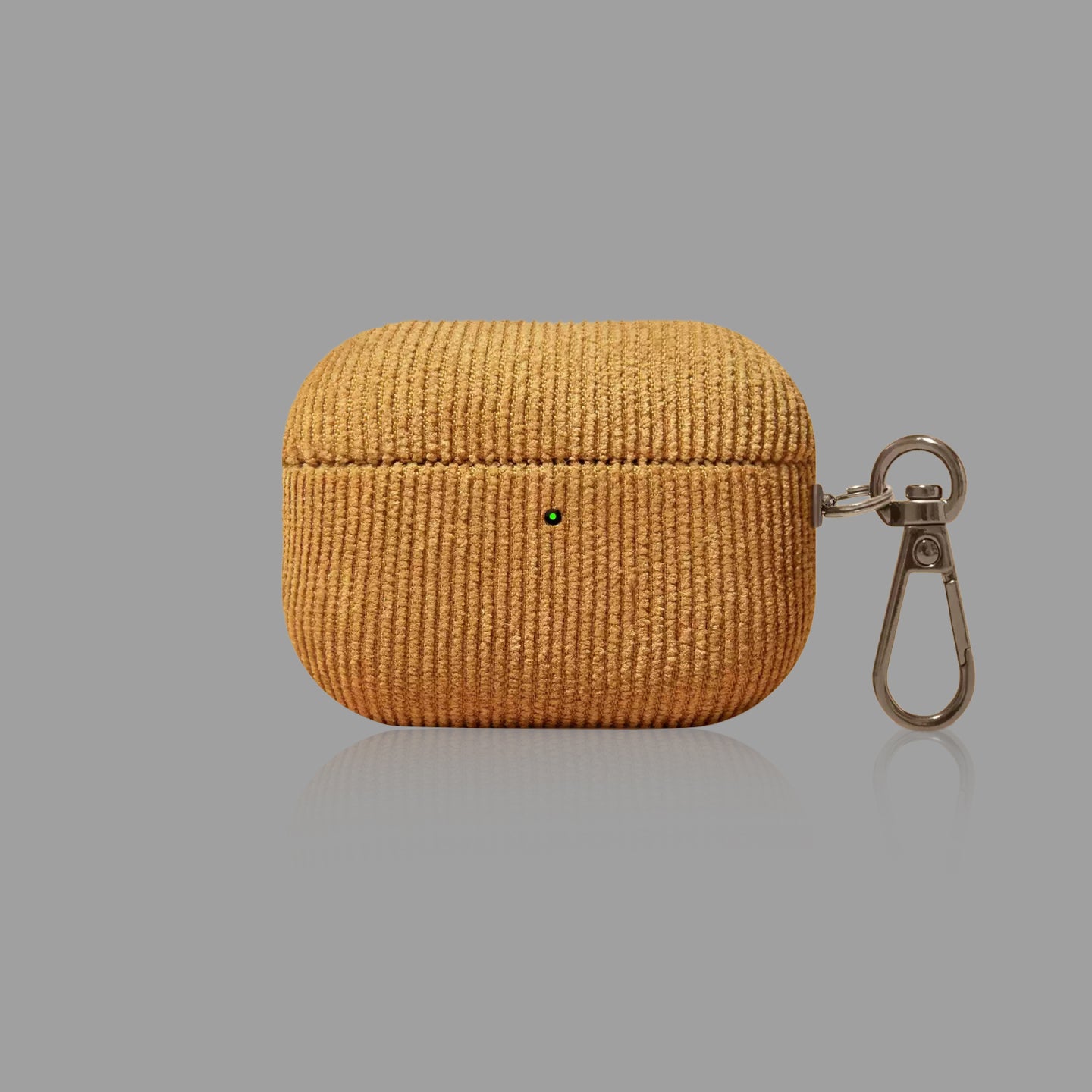 コーデュロイ AirPods ケース（メタルフック付き）