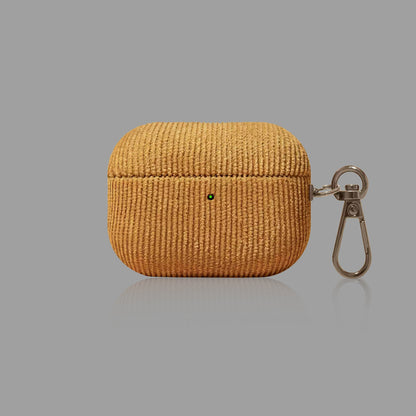 コーデュロイ AirPods ケース（メタルフック付き）