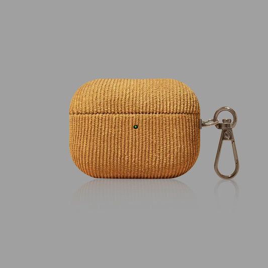 コーデュロイ AirPods ケース（メタルフック付き）