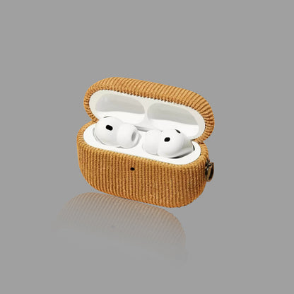 コーデュロイ AirPods ケース（メタルフック付き）