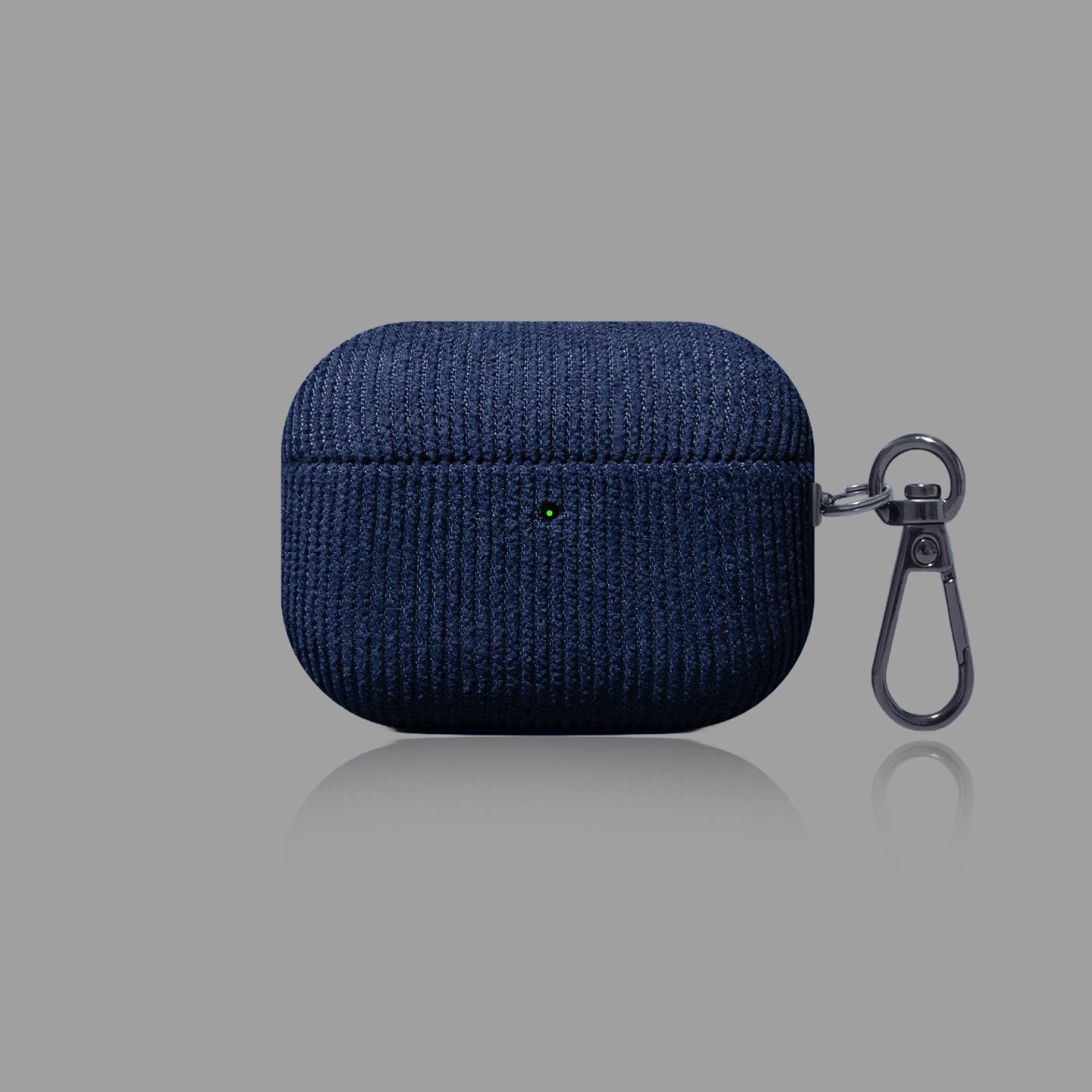 コーデュロイ AirPods ケース（メタルフック付き）