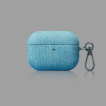 コーデュロイ AirPods ケース（メタルフック付き）