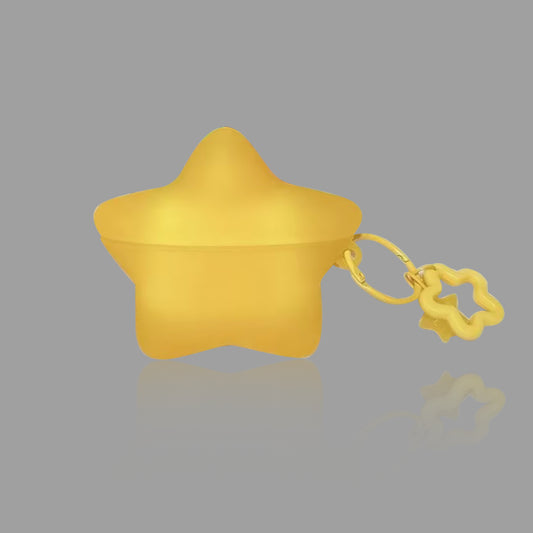 フロストスターAirPodsケース（お揃いのスターチャーム付き）