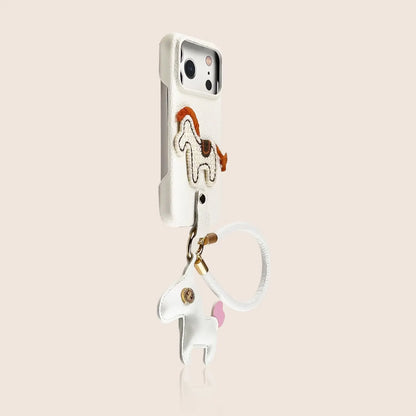 Embroidered Pony iPhone Case with Leather Pony Charm SEACASE
