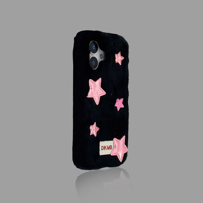 Fuzzy Star Pattern iPhone Case