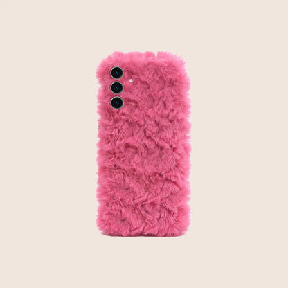 Magenta Pink Fluffy Case for Samsung Galaxy S-Series SEACASE