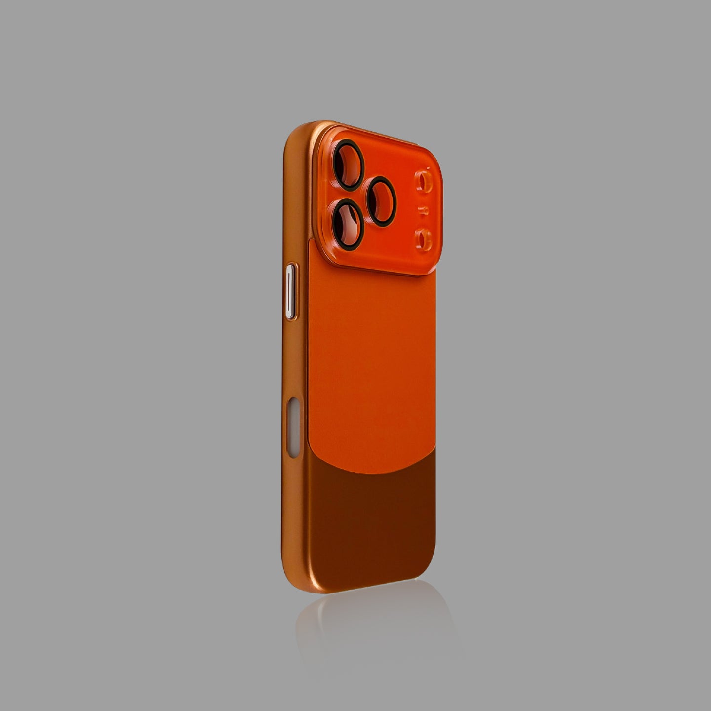 Color-Block Leather-Touch iPhone Case
