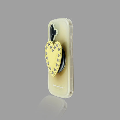 Heart-Shaped MagSafe Stand iPhone Case