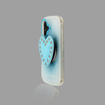 Heart-Shaped MagSafe Stand iPhone Case