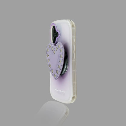 Heart-Shaped MagSafe Stand iPhone Case