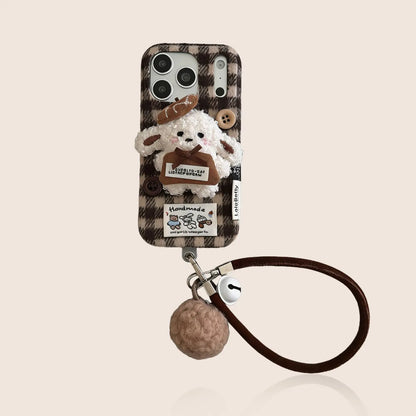 Handmade Plush Puppy iPhone Case 我的商店