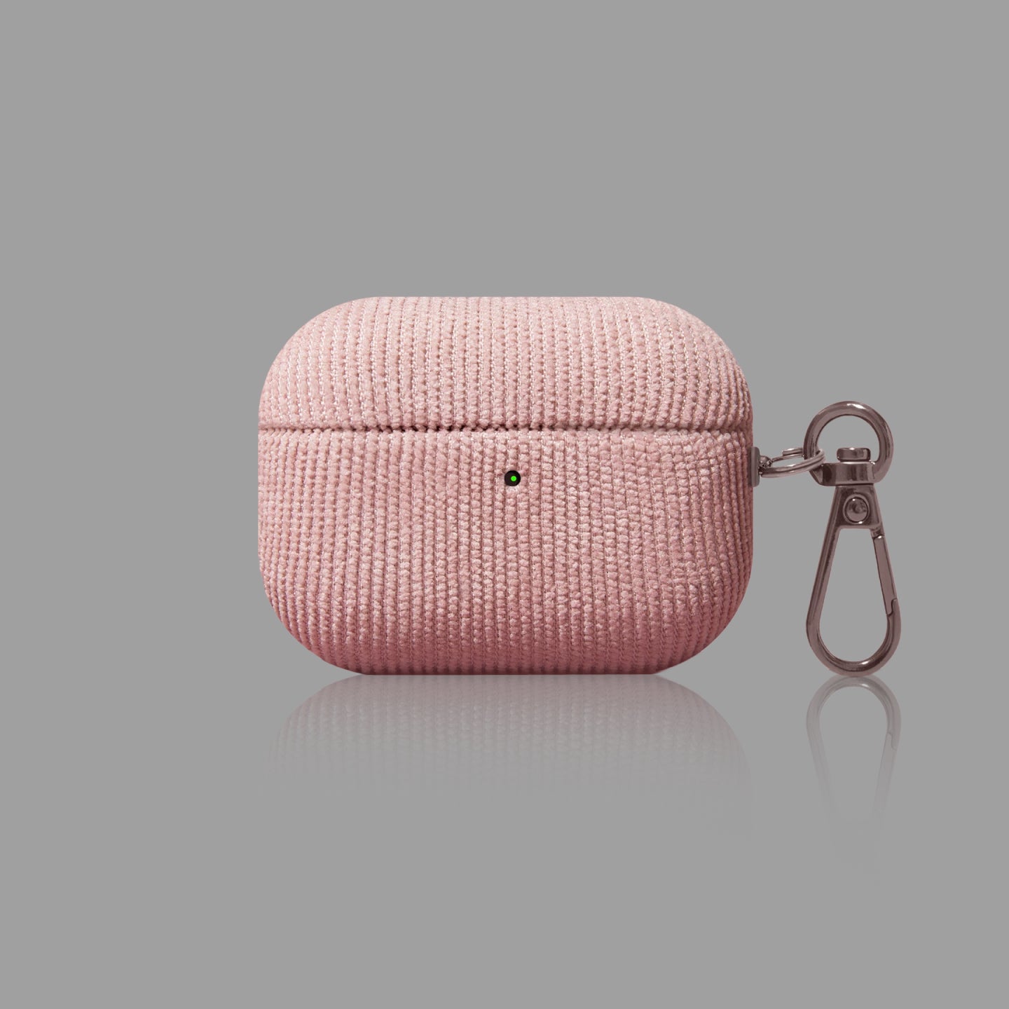 コーデュロイ AirPods ケース（メタルフック付き）