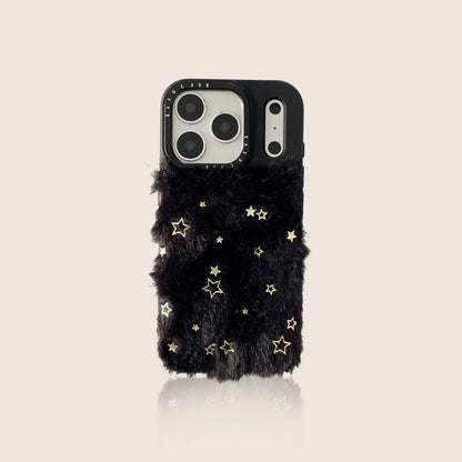 Plush Star iPhone Case Soft Silicone Frame Hard Back SEACASE