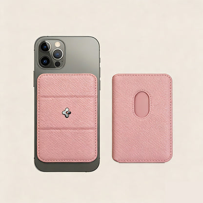 Magnetic Card Holder with Stand for iPhone, Portable MagSafe Wallet Card Sleeve
