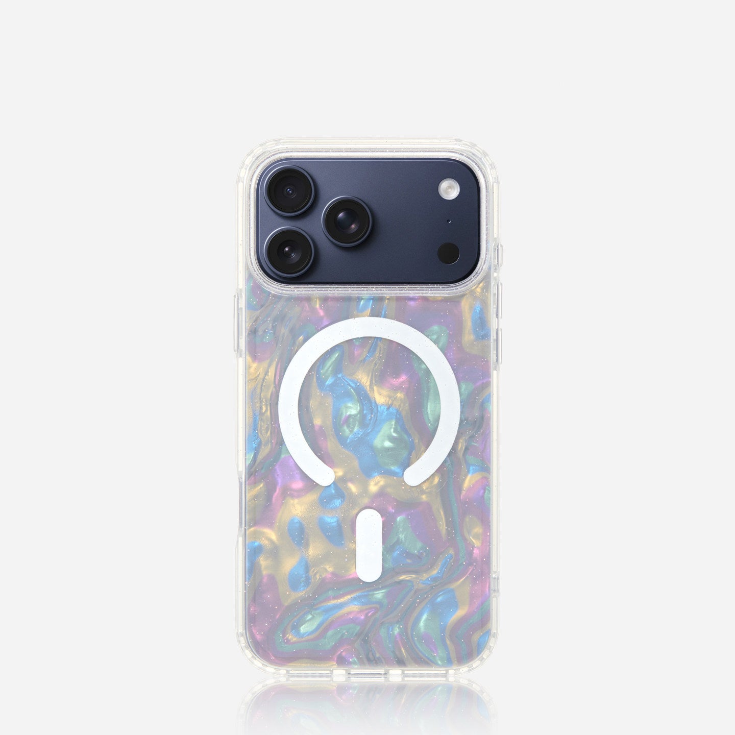 カラフルシェル柄MagSafe対応iPhoneケース