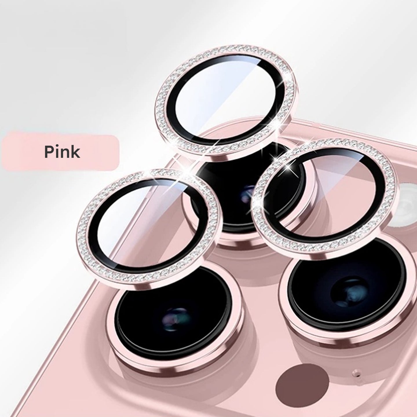 iPhone用ラインストーンカメラレンズプロテクター