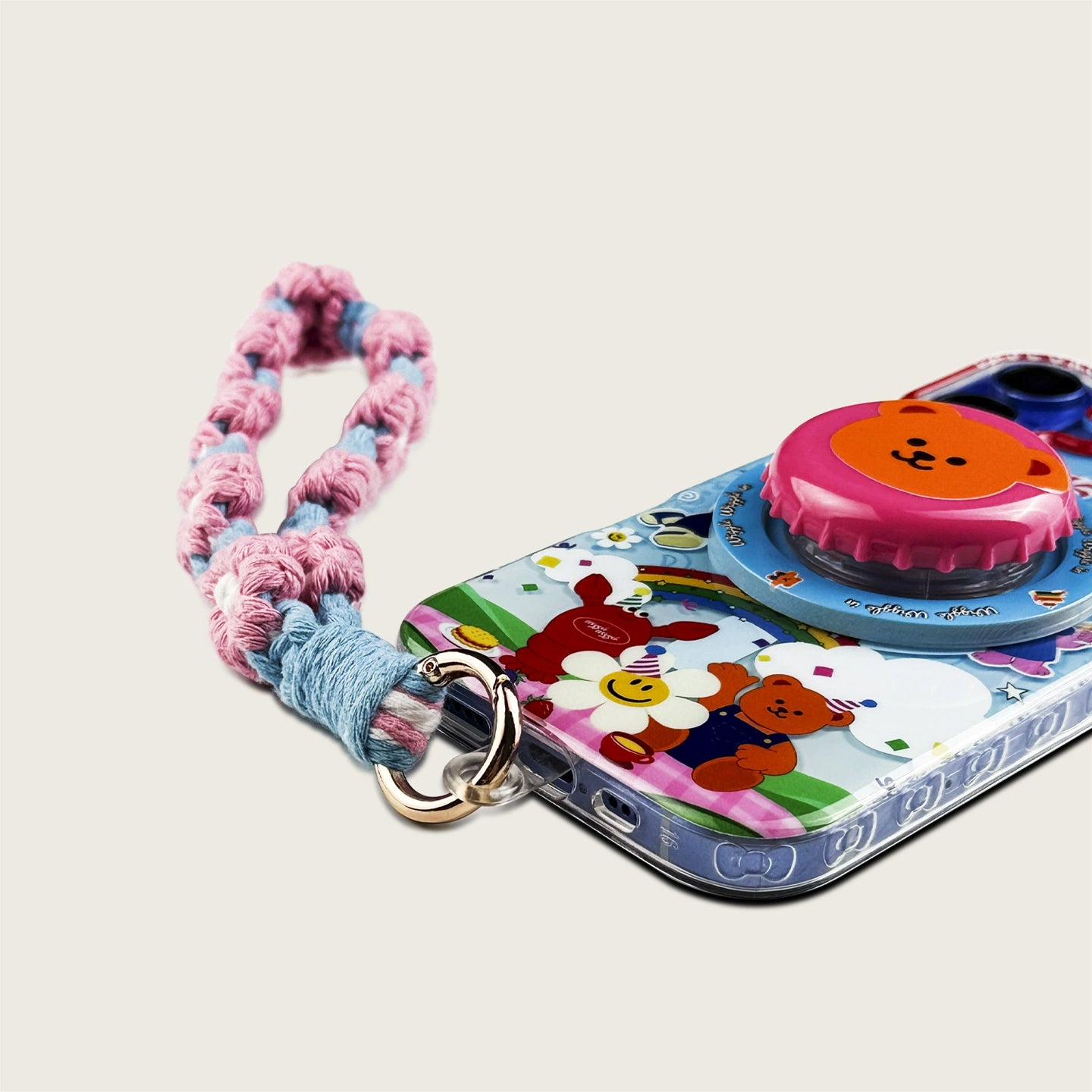 Cute Bear Donut Phone Stand