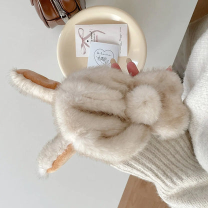 Plush Bunny iPhone Case Sweet Healing Style SEACASE