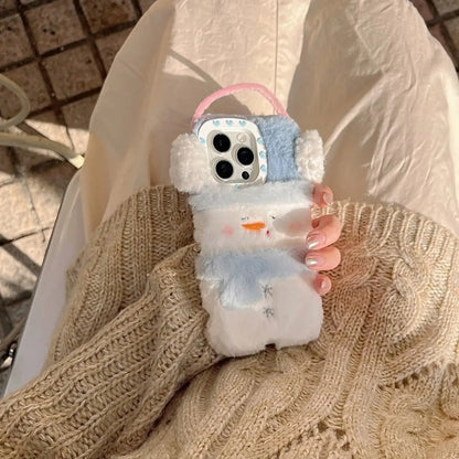 Cute Cozy Snowman iPhone Case SEACASE