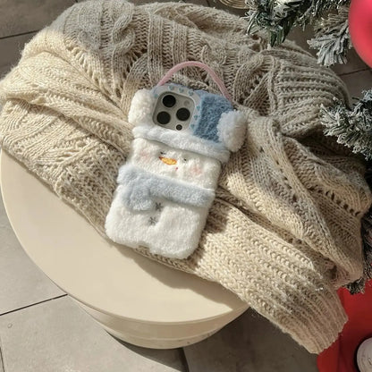 Cute Cozy Snowman iPhone Case SEACASE