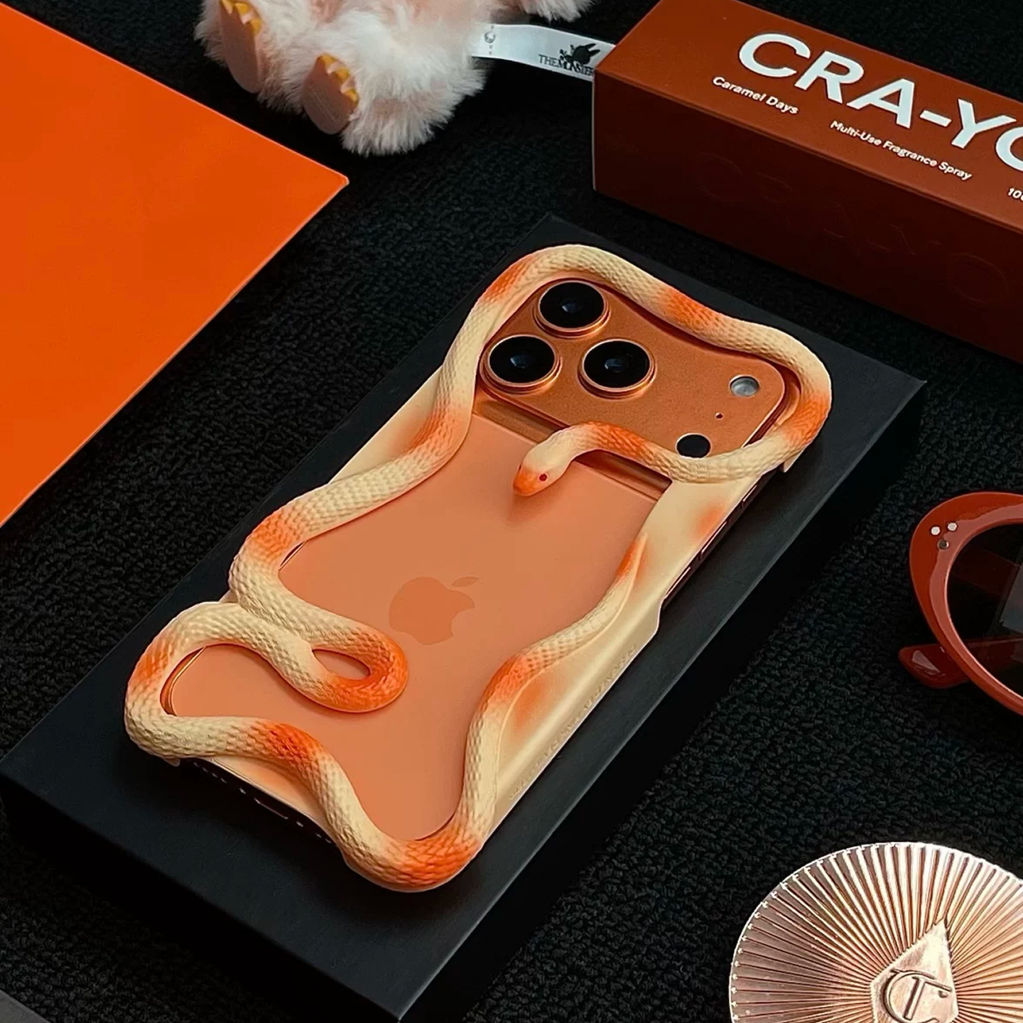 Bold Wrapped Snake Design iPhone Case