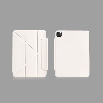 Detachable Magnetic Y-Fold iPad Case with Apple Pencil Holder, Multi-Angle Stand Shockproof Protective Cover for iPad
