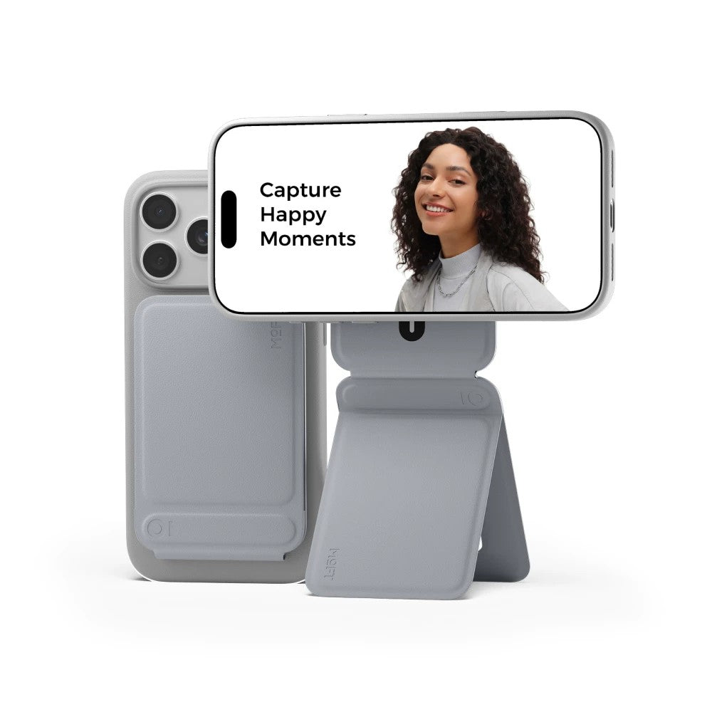 MagSafe Wallet Phone Stand, Foldable Multi-Angle Card Holder Cell Phone Grip for iPhone Series
