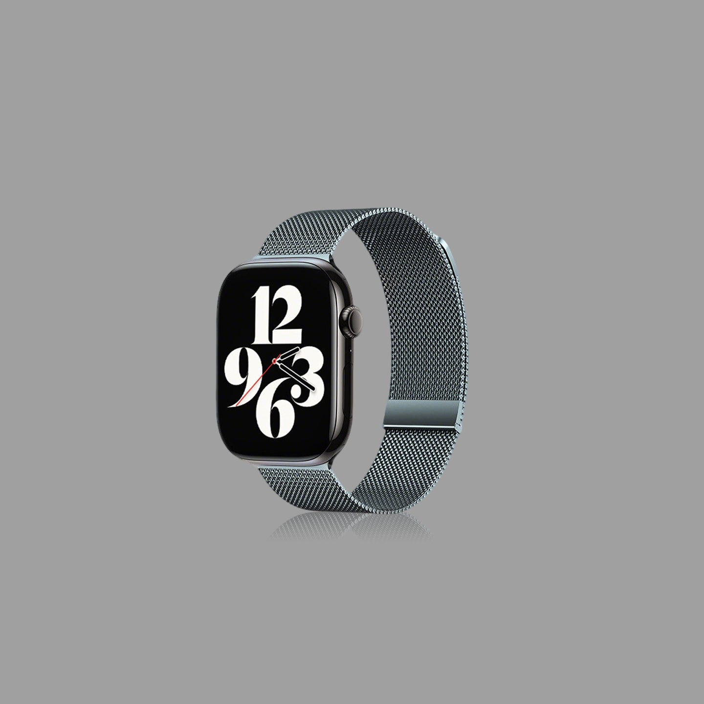 Dual Magnet Milanese Loop Watch Band for Apple Watch, Ultra Thin Breathable Stainless Steel Mesh Strap for iWatch
