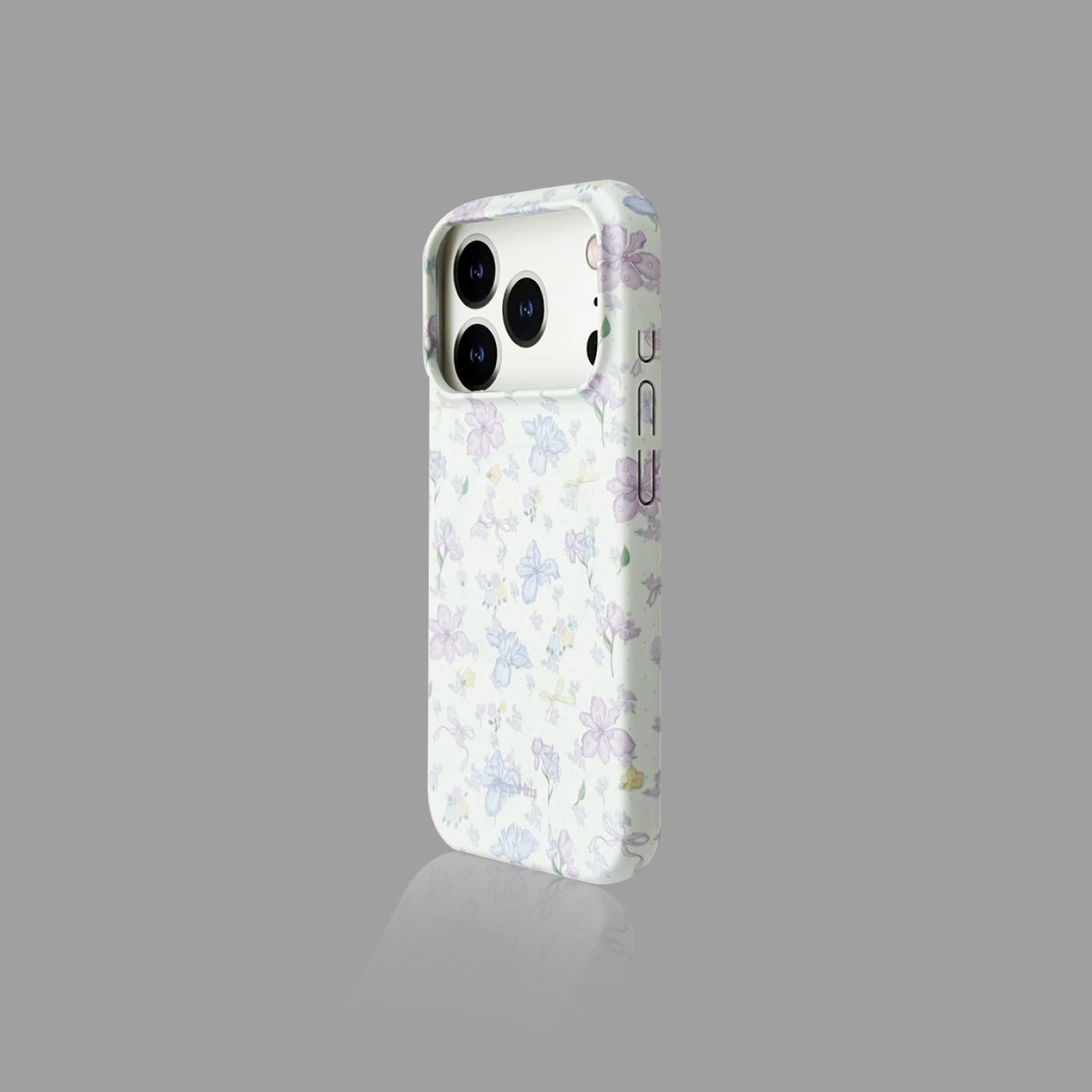 Heart & Polka Dot iPhone Case with Magnetic Heart Stand