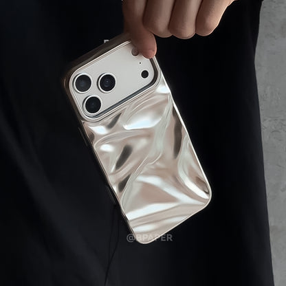 3Dウォーターリップル電気めっきiPhoneケース