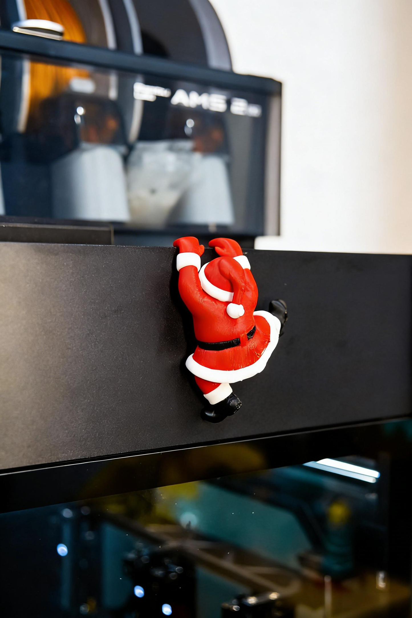 3D printed Santa Claus figurine