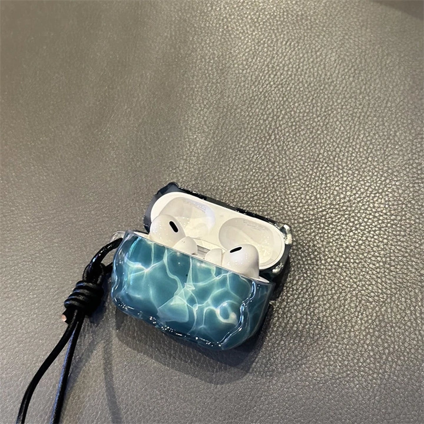 半透明水面波紋AirPodsケース